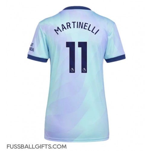 Arsenal Gabriel Martinelli #11 Fußballbekleidung 3rd trikot Damen 2024-25 Kurzarm